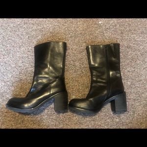 LF BLACK LEATHER BOOTS